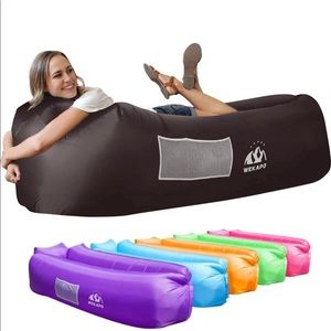 WEKAPO air couch portable easy inflation and unique headrest pillow design NEW!